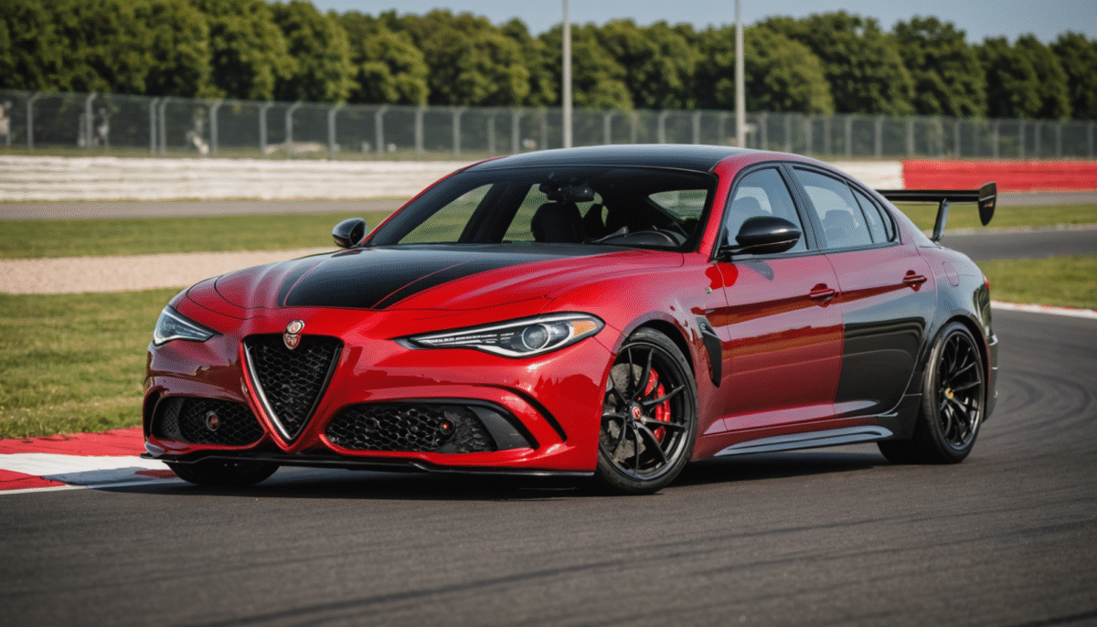 découvrez l’alfa romeo giulia quadrifoglio, la berline sportive où la performance exceptionnelle s’allie à l’élégance italienne. un design raffiné, un moteur puissant : vivez une expérience de conduite unique.